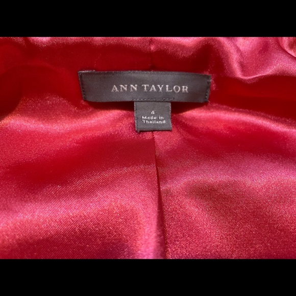 Ann Taylor Pink & White Plaid Jacket - Picture 5 of 9